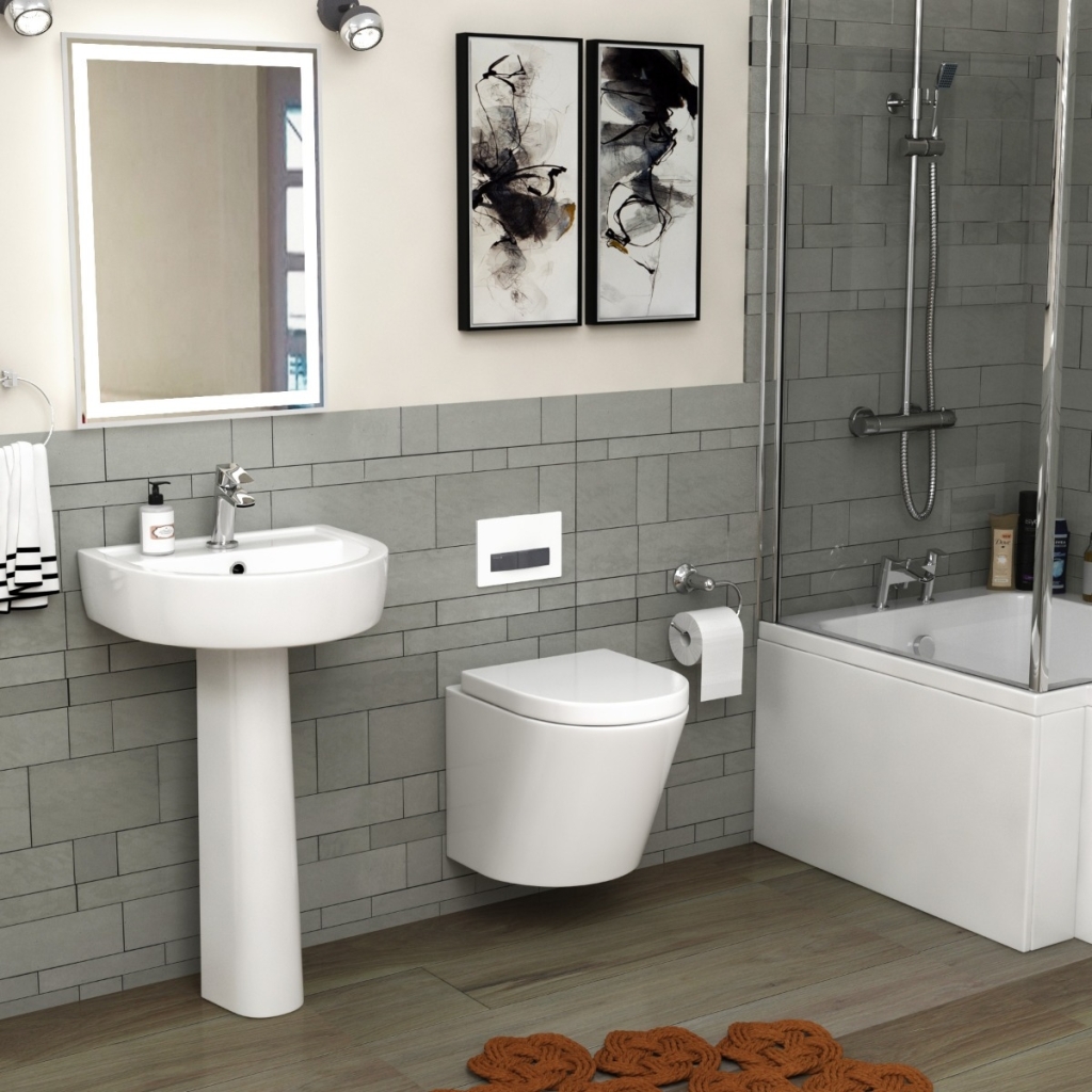 Cesar Short Projection Wall Hung Toilet And Soft Close Seat